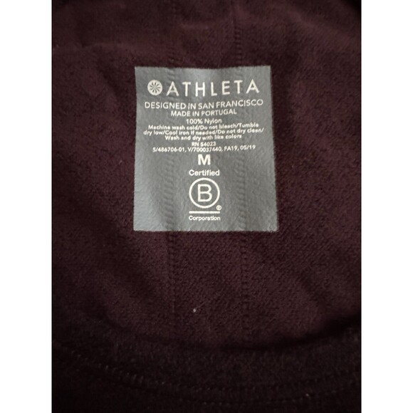 Athleta Women's Short Sleeve Tee - Dark Purple - Picture 3 of 6